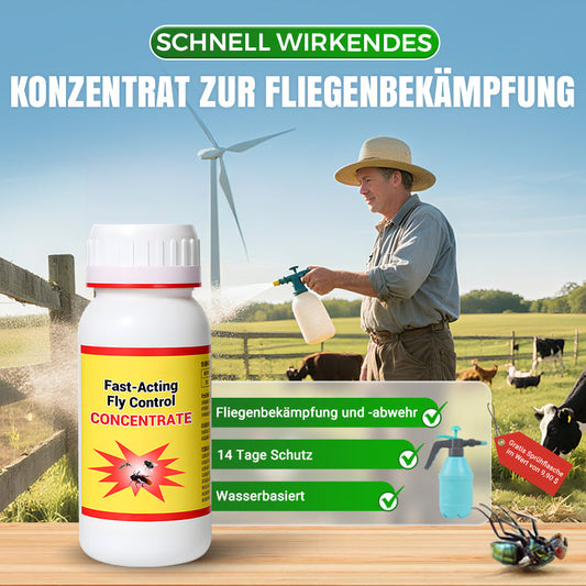Universelles, hocheffizientes und sicheres Fliegenbekämpfungsmittel