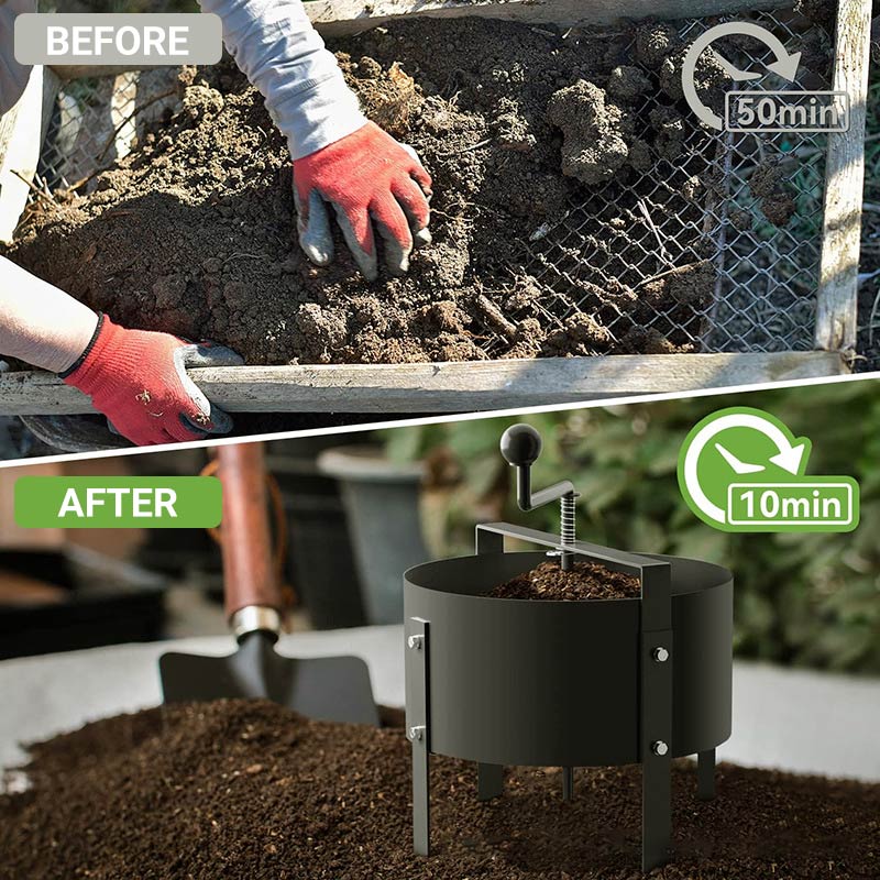 Rotary Soil Sieve-Creating a better garden(Free Shipping)