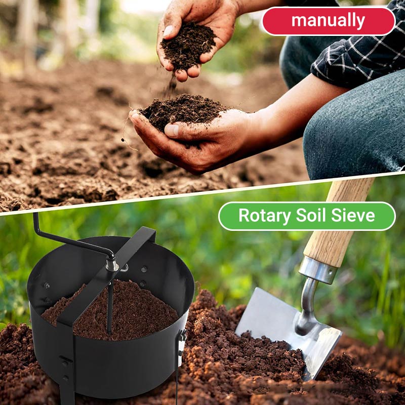 Rotary Soil Sieve-Creating a better garden(Free Shipping)