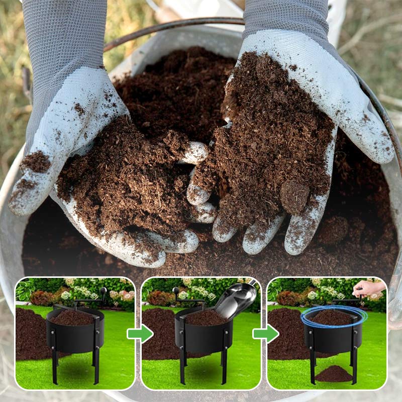 Rotary Soil Sieve-Creating a better garden(Free Shipping)